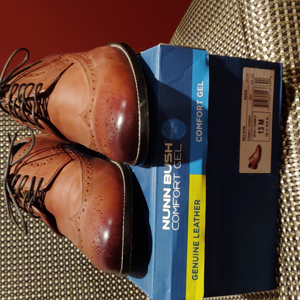 Men's Nunn Bush 13 M Dress shoe - Cognac